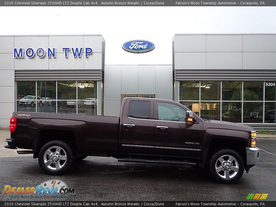 2016 Chevrolet Silverado 2500HD LTZ Double Cab 4x4 Autumn Bronze Metallic / Cocoa/Dune Photo #1