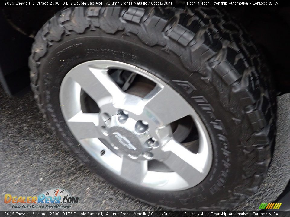 2016 Chevrolet Silverado 2500HD LTZ Double Cab 4x4 Autumn Bronze Metallic / Cocoa/Dune Photo #8