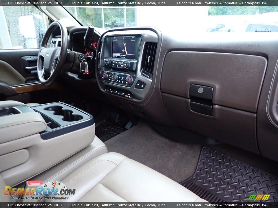 Dashboard of 2016 Chevrolet Silverado 2500HD LTZ Double Cab 4x4 Photo #10