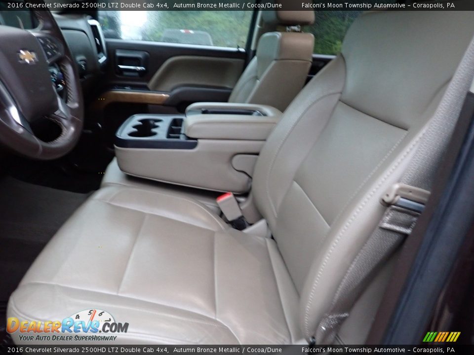 Front Seat of 2016 Chevrolet Silverado 2500HD LTZ Double Cab 4x4 Photo #17
