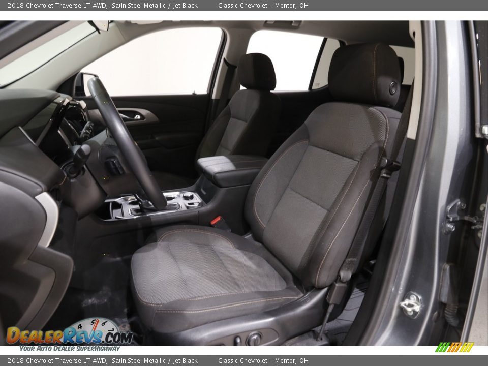 2018 Chevrolet Traverse LT AWD Satin Steel Metallic / Jet Black Photo #5