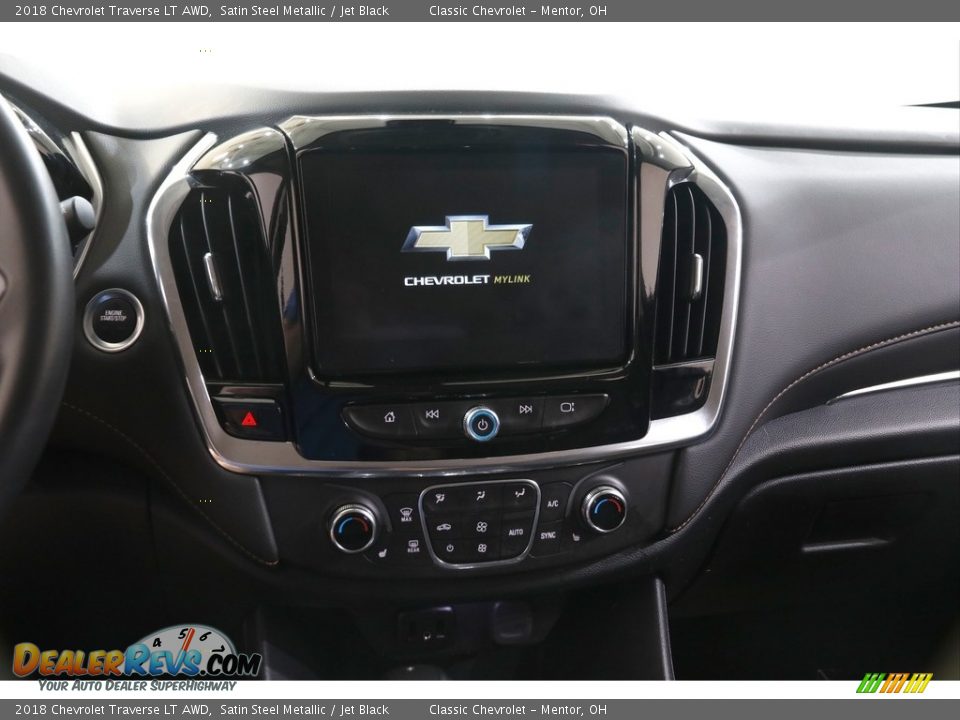 2018 Chevrolet Traverse LT AWD Satin Steel Metallic / Jet Black Photo #8