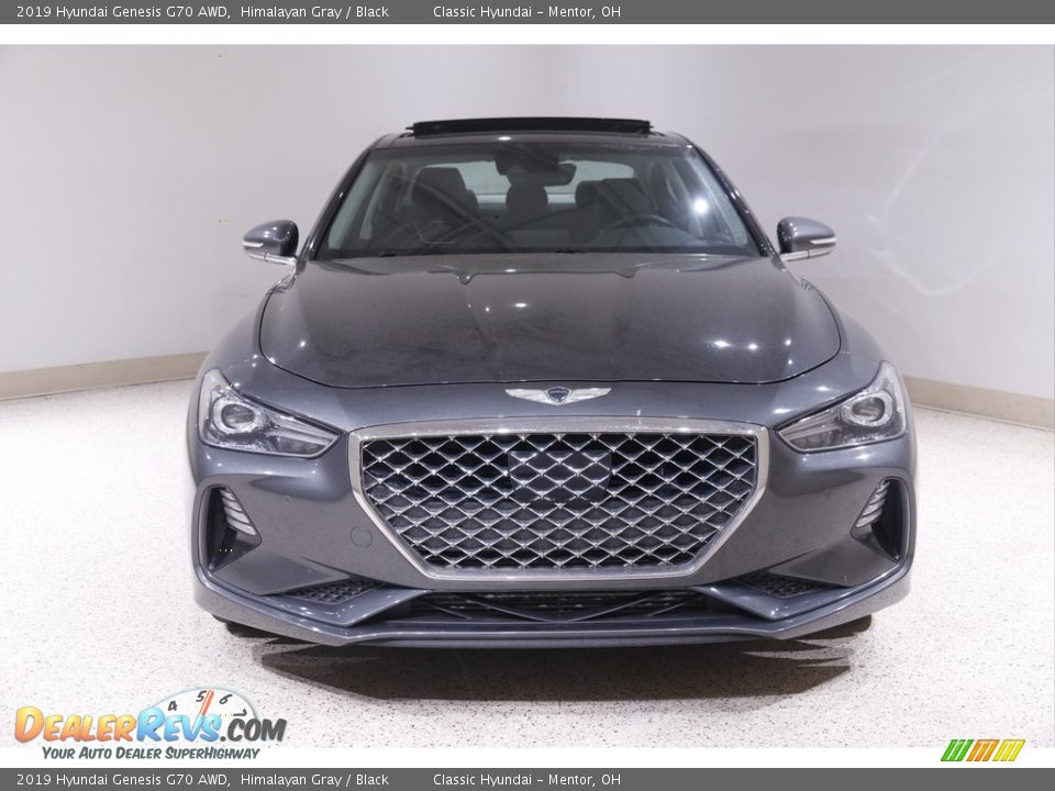 2019 Hyundai Genesis G70 AWD Himalayan Gray / Black Photo #2