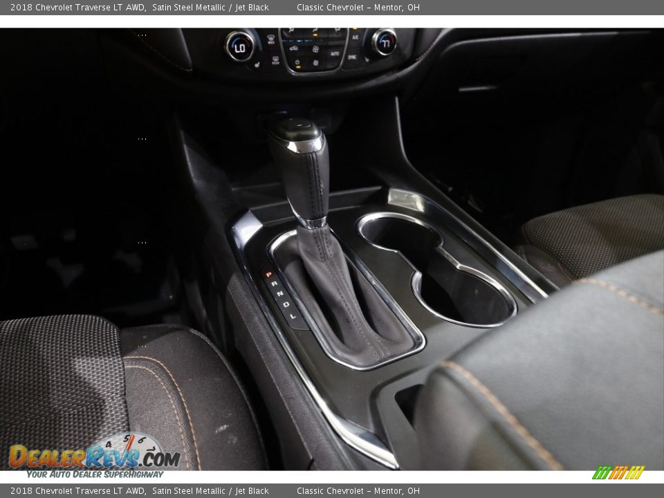 2018 Chevrolet Traverse LT AWD Satin Steel Metallic / Jet Black Photo #12