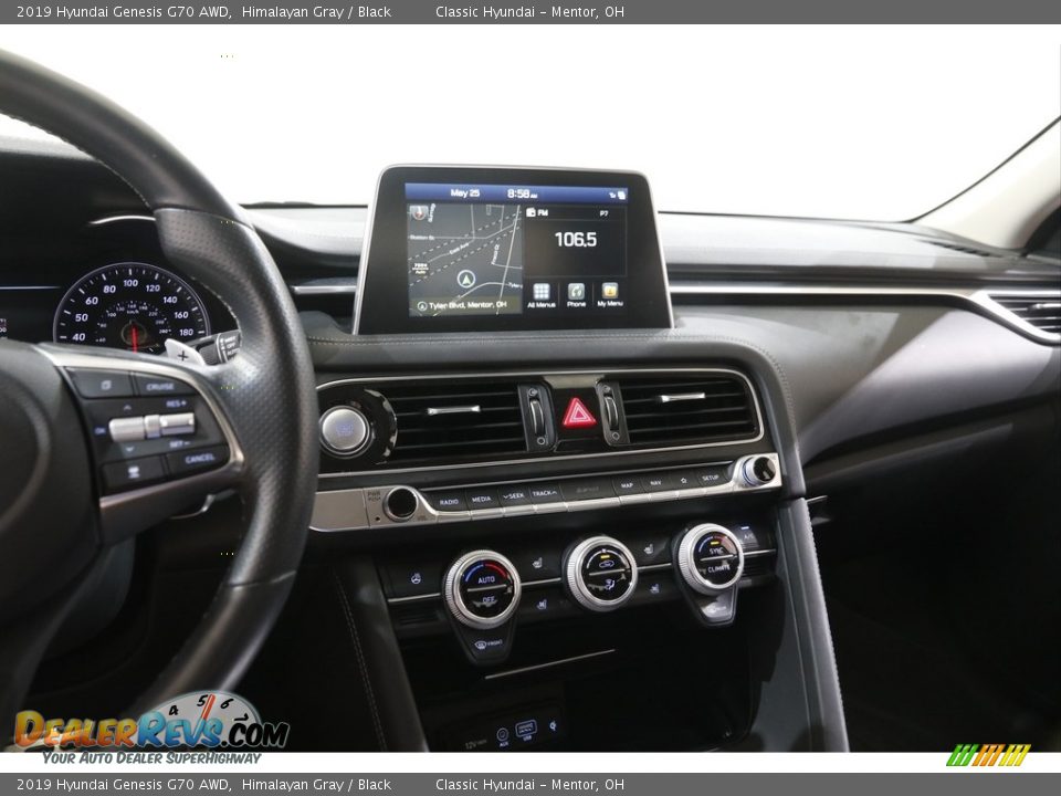 2019 Hyundai Genesis G70 AWD Himalayan Gray / Black Photo #9