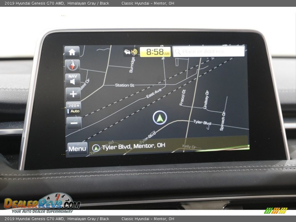 Navigation of 2019 Hyundai Genesis G70 AWD Photo #10