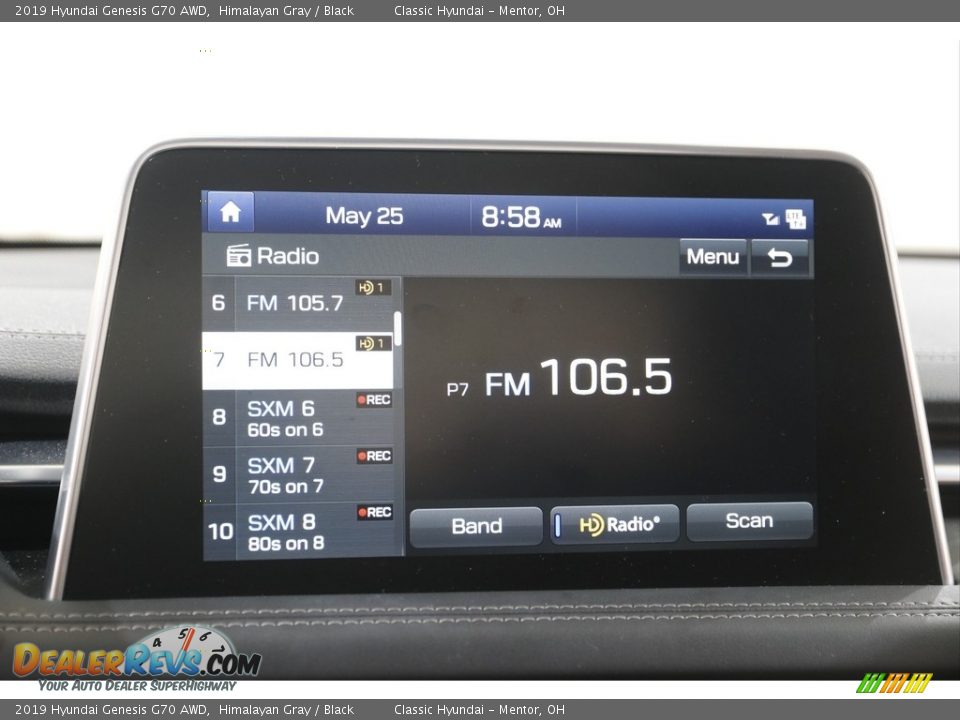 2019 Hyundai Genesis G70 AWD Himalayan Gray / Black Photo #11