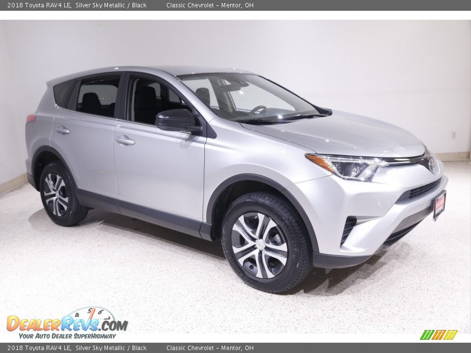 2018 Toyota RAV4 LE Silver Sky Metallic / Black Photo #1