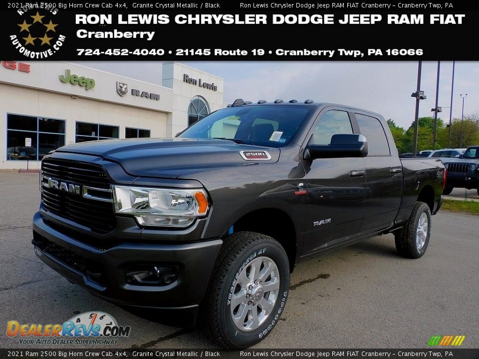 2021 Ram 2500 Big Horn Crew Cab 4x4 Granite Crystal Metallic / Black Photo #1