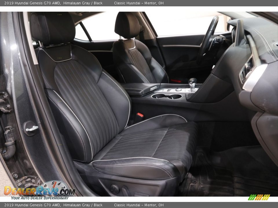 Front Seat of 2019 Hyundai Genesis G70 AWD Photo #15