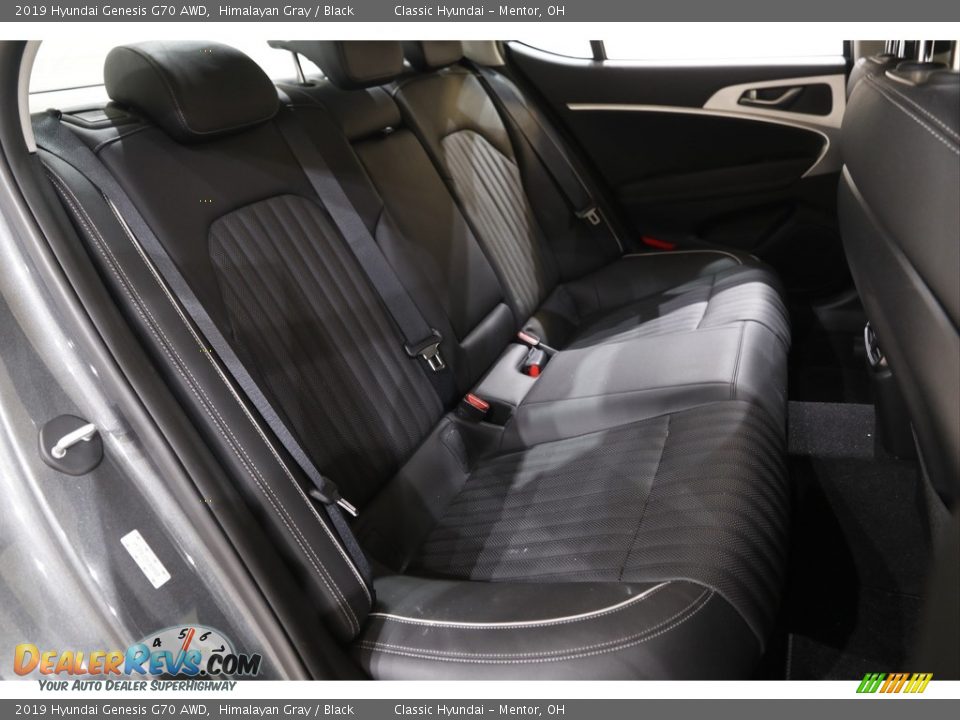 2019 Hyundai Genesis G70 AWD Himalayan Gray / Black Photo #16