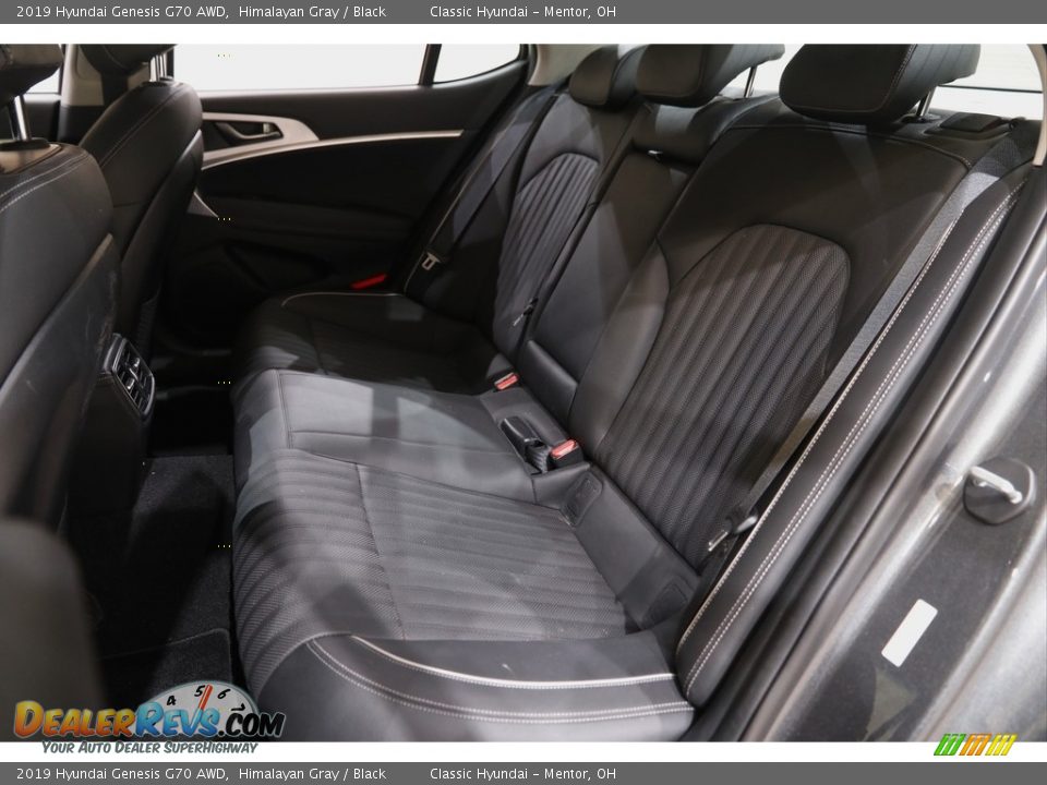 Rear Seat of 2019 Hyundai Genesis G70 AWD Photo #17
