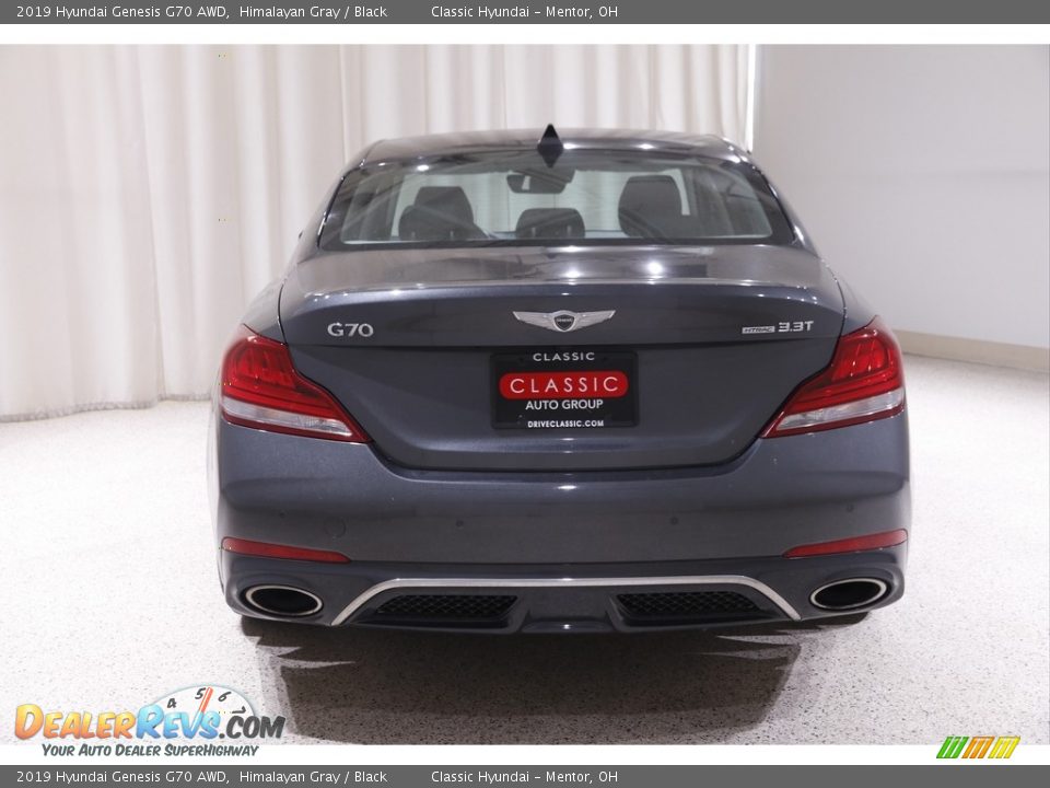 2019 Hyundai Genesis G70 AWD Himalayan Gray / Black Photo #19