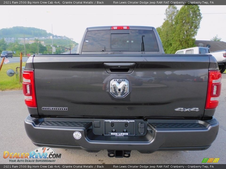 2021 Ram 2500 Big Horn Crew Cab 4x4 Granite Crystal Metallic / Black Photo #6