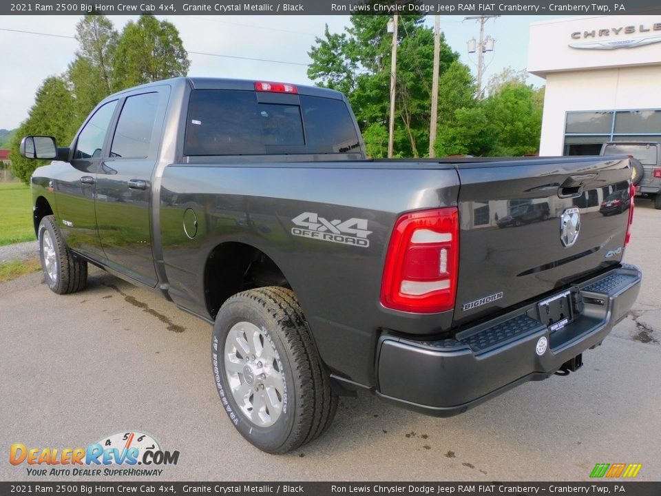 2021 Ram 2500 Big Horn Crew Cab 4x4 Granite Crystal Metallic / Black Photo #8