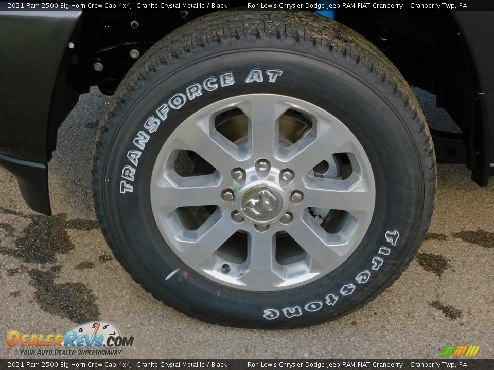 2021 Ram 2500 Big Horn Crew Cab 4x4 Granite Crystal Metallic / Black Photo #10