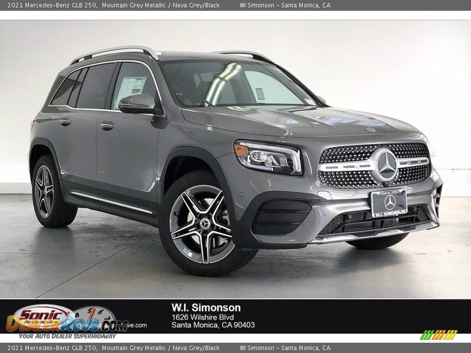 2021 Mercedes-Benz GLB 250 Mountain Grey Metallic / Neva Grey/Black Photo #1