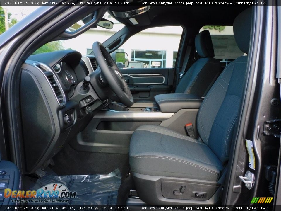 2021 Ram 2500 Big Horn Crew Cab 4x4 Granite Crystal Metallic / Black Photo #11