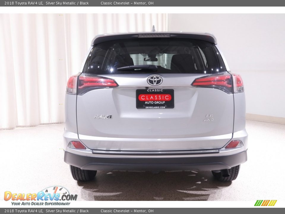 2018 Toyota RAV4 LE Silver Sky Metallic / Black Photo #17