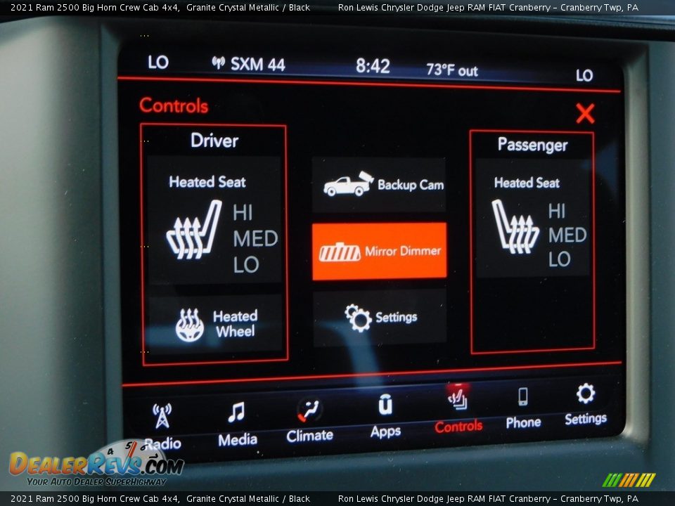 2021 Ram 2500 Big Horn Crew Cab 4x4 Granite Crystal Metallic / Black Photo #16