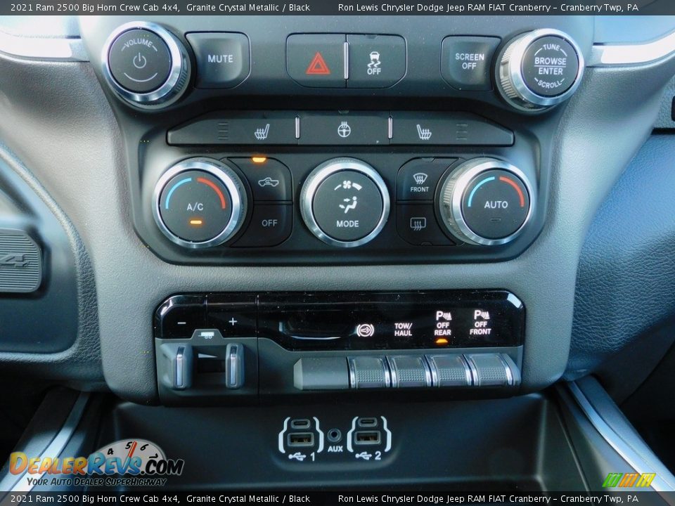 2021 Ram 2500 Big Horn Crew Cab 4x4 Granite Crystal Metallic / Black Photo #18
