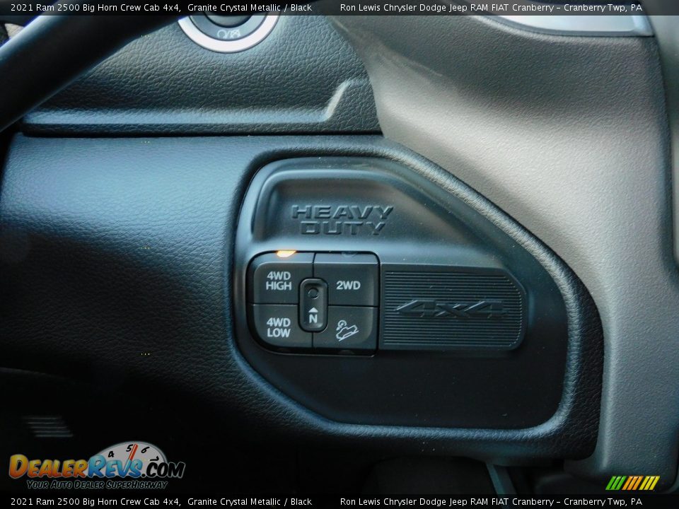 2021 Ram 2500 Big Horn Crew Cab 4x4 Granite Crystal Metallic / Black Photo #19