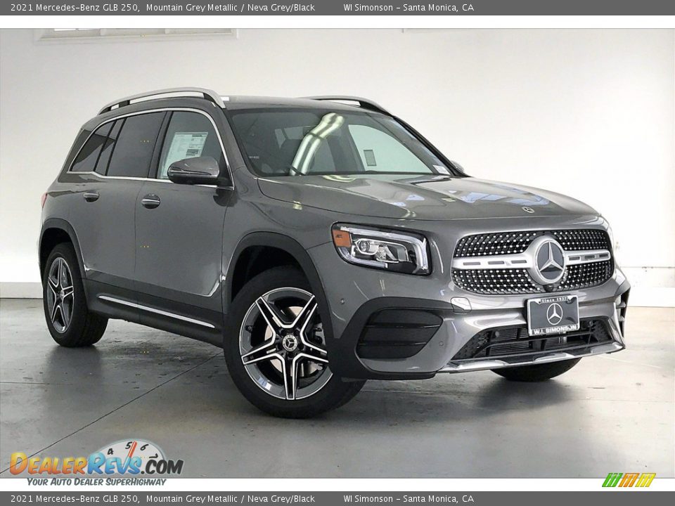 2021 Mercedes-Benz GLB 250 Mountain Grey Metallic / Neva Grey/Black Photo #11