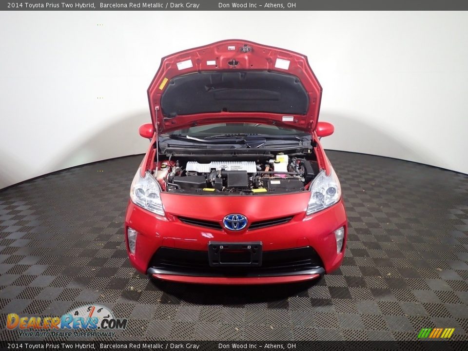 2014 Toyota Prius Two Hybrid Barcelona Red Metallic / Dark Gray Photo #5