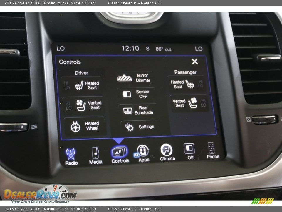 Controls of 2016 Chrysler 300 C Photo #11