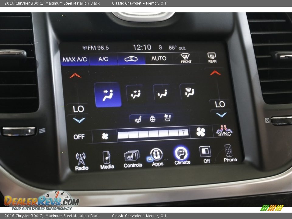 Controls of 2016 Chrysler 300 C Photo #12