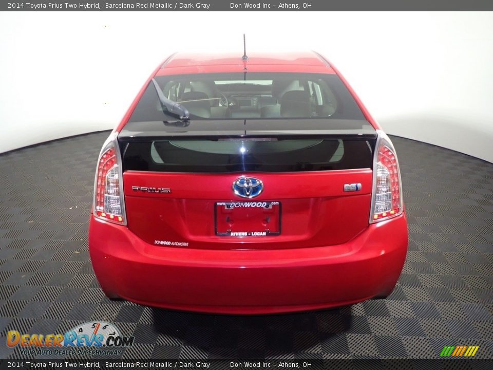 2014 Toyota Prius Two Hybrid Barcelona Red Metallic / Dark Gray Photo #12