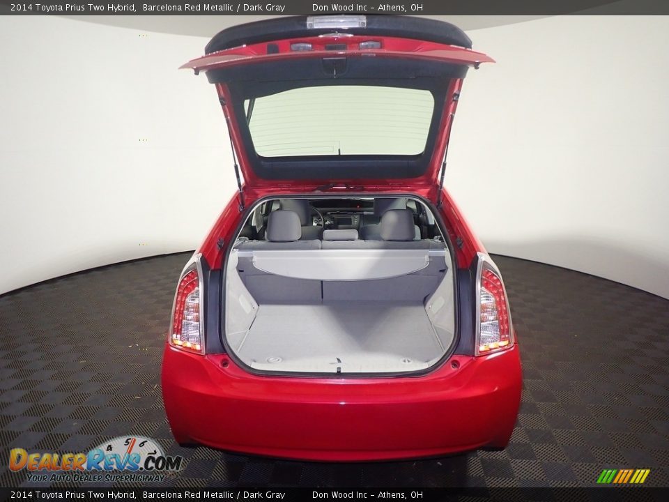2014 Toyota Prius Two Hybrid Barcelona Red Metallic / Dark Gray Photo #13