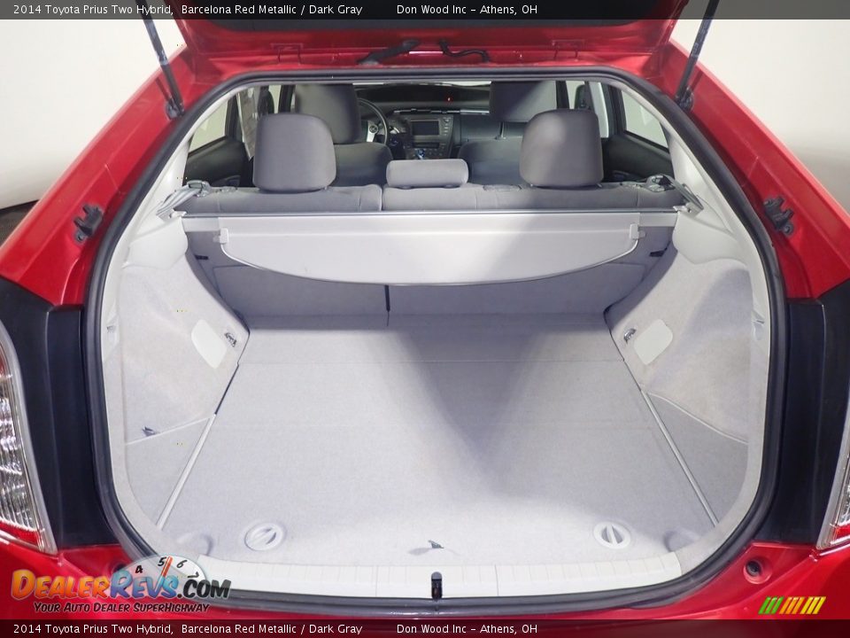 2014 Toyota Prius Two Hybrid Barcelona Red Metallic / Dark Gray Photo #14