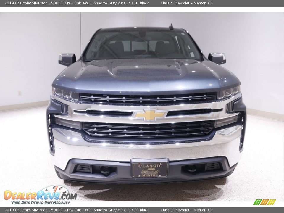 2019 Chevrolet Silverado 1500 LT Crew Cab 4WD Shadow Gray Metallic / Jet Black Photo #2