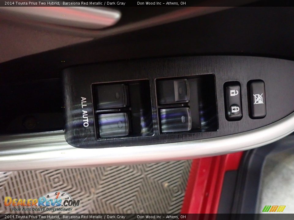 2014 Toyota Prius Two Hybrid Barcelona Red Metallic / Dark Gray Photo #20
