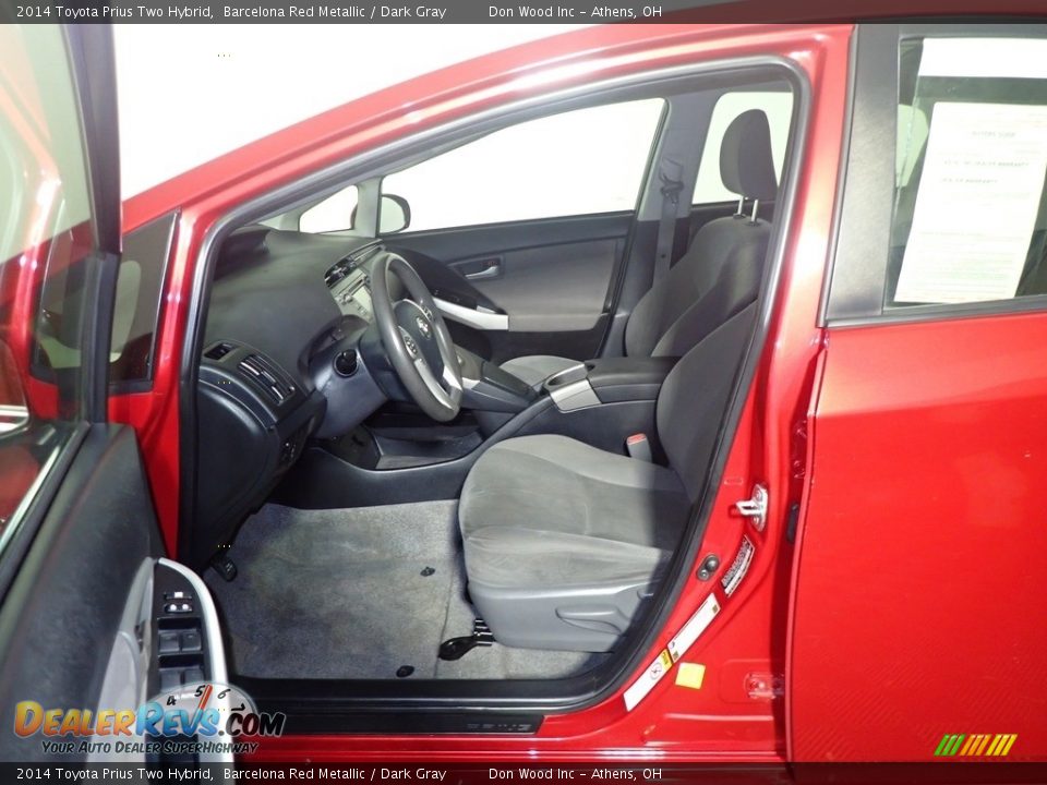 2014 Toyota Prius Two Hybrid Barcelona Red Metallic / Dark Gray Photo #21