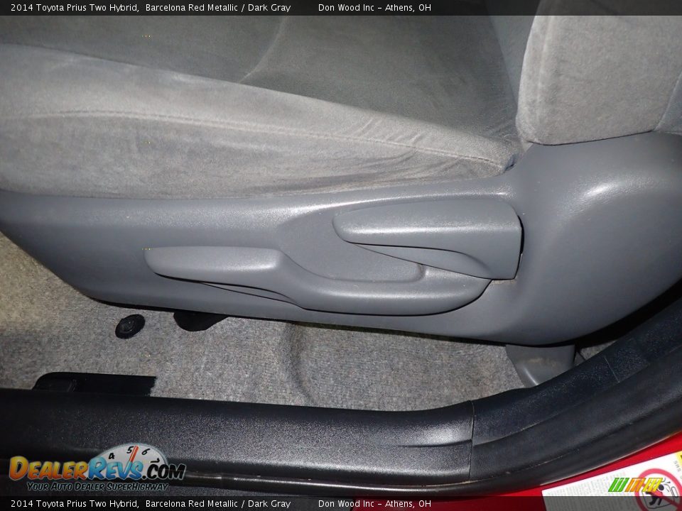 2014 Toyota Prius Two Hybrid Barcelona Red Metallic / Dark Gray Photo #22