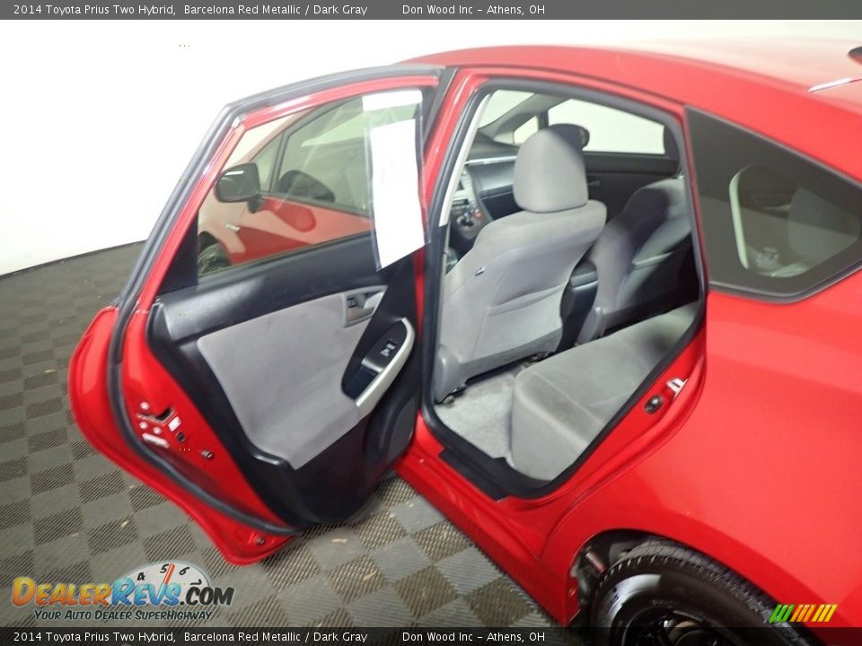2014 Toyota Prius Two Hybrid Barcelona Red Metallic / Dark Gray Photo #32