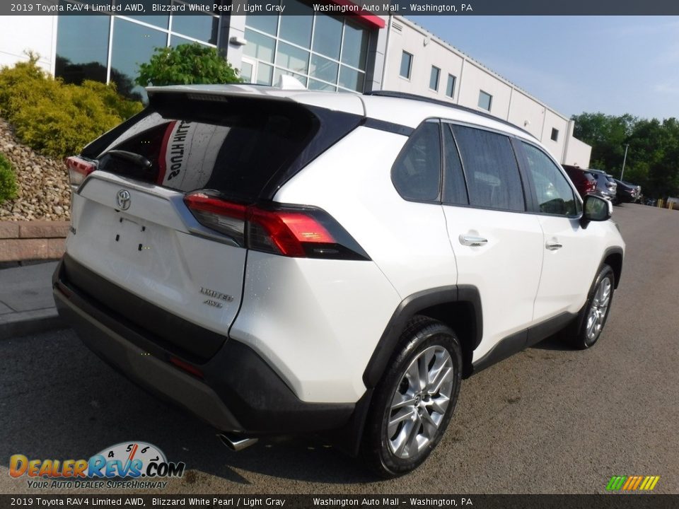 2019 Toyota RAV4 Limited AWD Blizzard White Pearl / Light Gray Photo #19