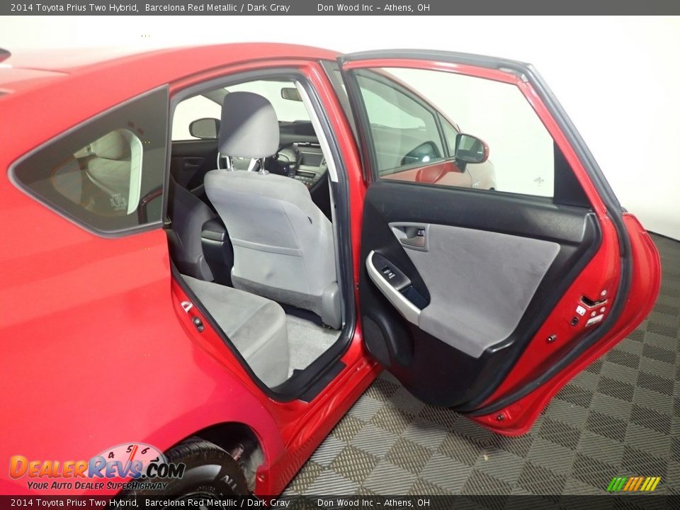 2014 Toyota Prius Two Hybrid Barcelona Red Metallic / Dark Gray Photo #34