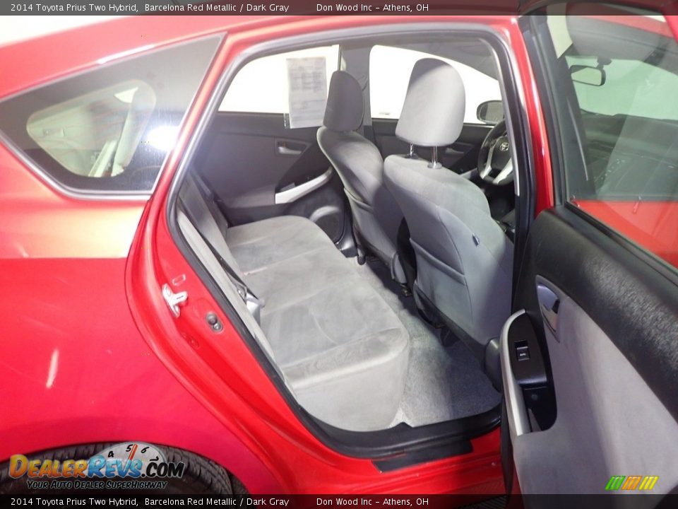 2014 Toyota Prius Two Hybrid Barcelona Red Metallic / Dark Gray Photo #35