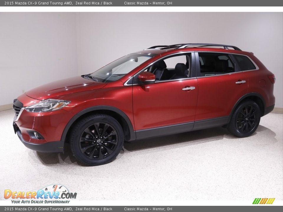 Zeal Red Mica 2015 Mazda CX-9 Grand Touring AWD Photo #3