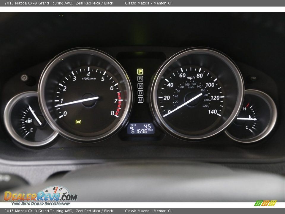 2015 Mazda CX-9 Grand Touring AWD Gauges Photo #8