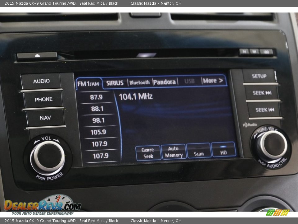Audio System of 2015 Mazda CX-9 Grand Touring AWD Photo #11