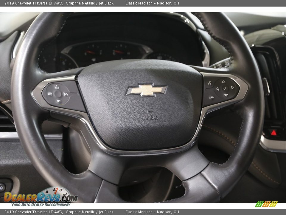 2019 Chevrolet Traverse LT AWD Graphite Metallic / Jet Black Photo #7