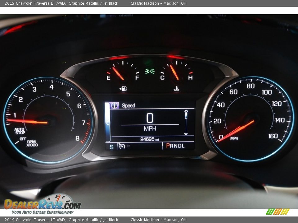 2019 Chevrolet Traverse LT AWD Graphite Metallic / Jet Black Photo #8