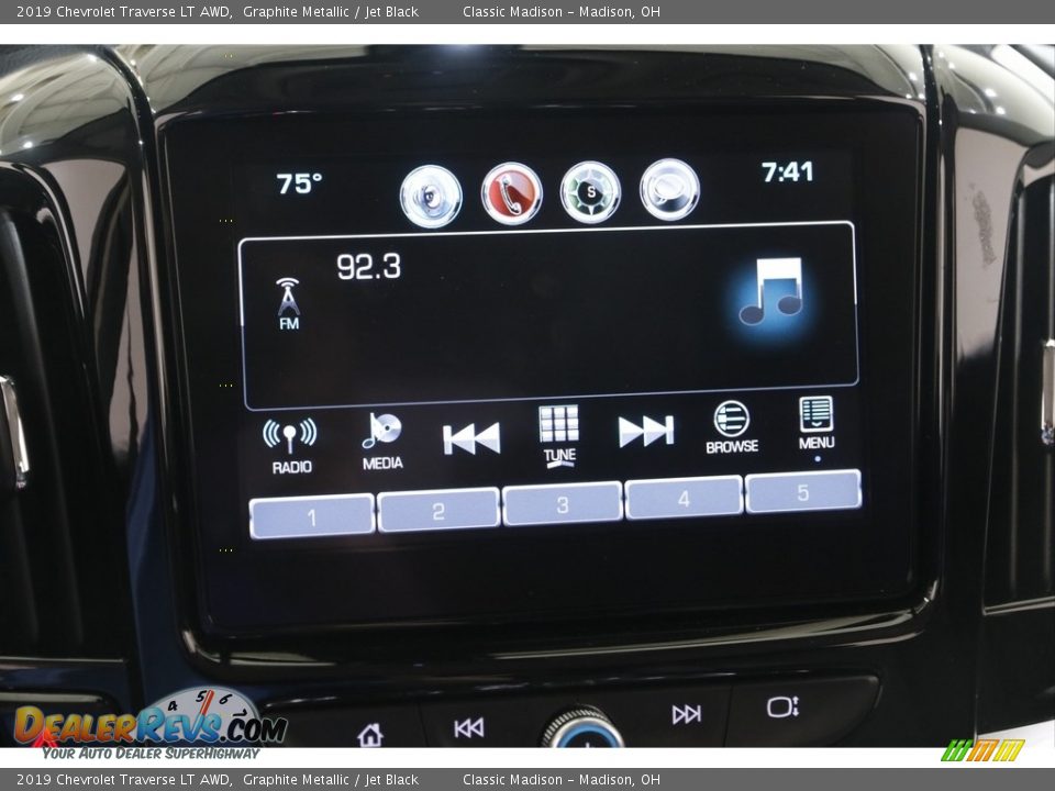 2019 Chevrolet Traverse LT AWD Graphite Metallic / Jet Black Photo #10
