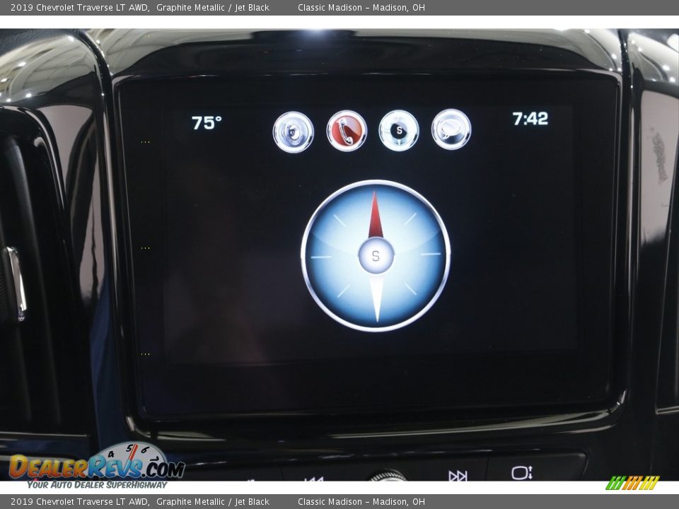 2019 Chevrolet Traverse LT AWD Graphite Metallic / Jet Black Photo #12