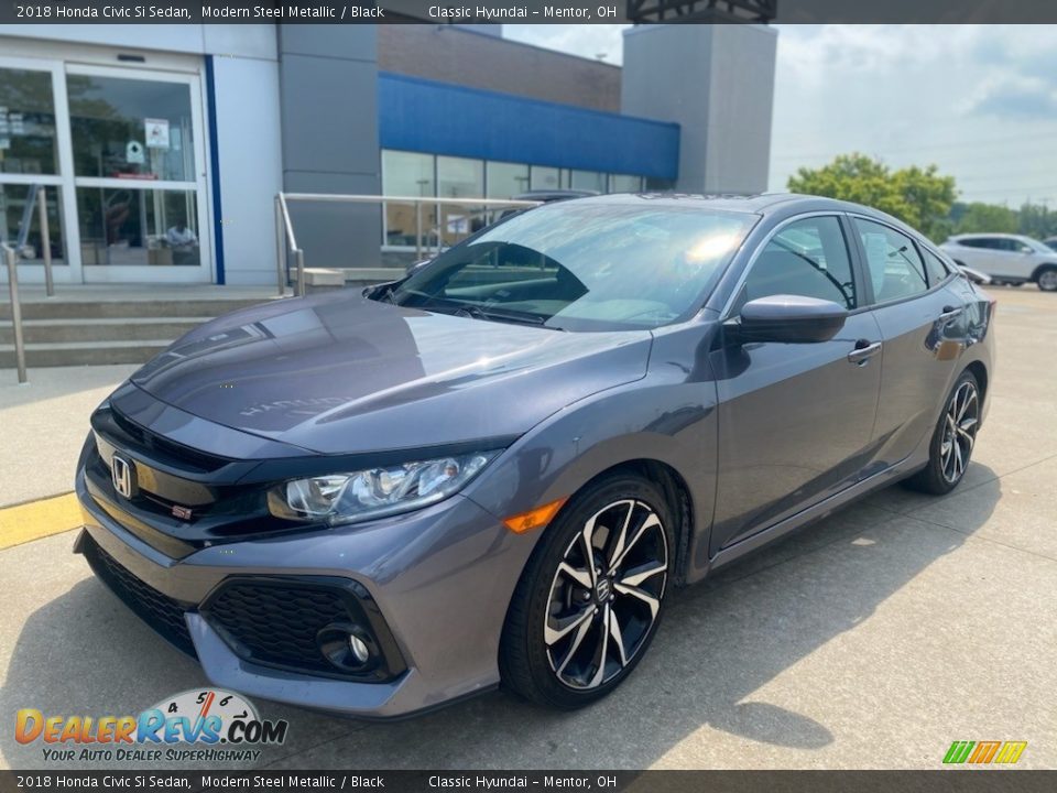 2018 Honda Civic Si Sedan Modern Steel Metallic / Black Photo #1