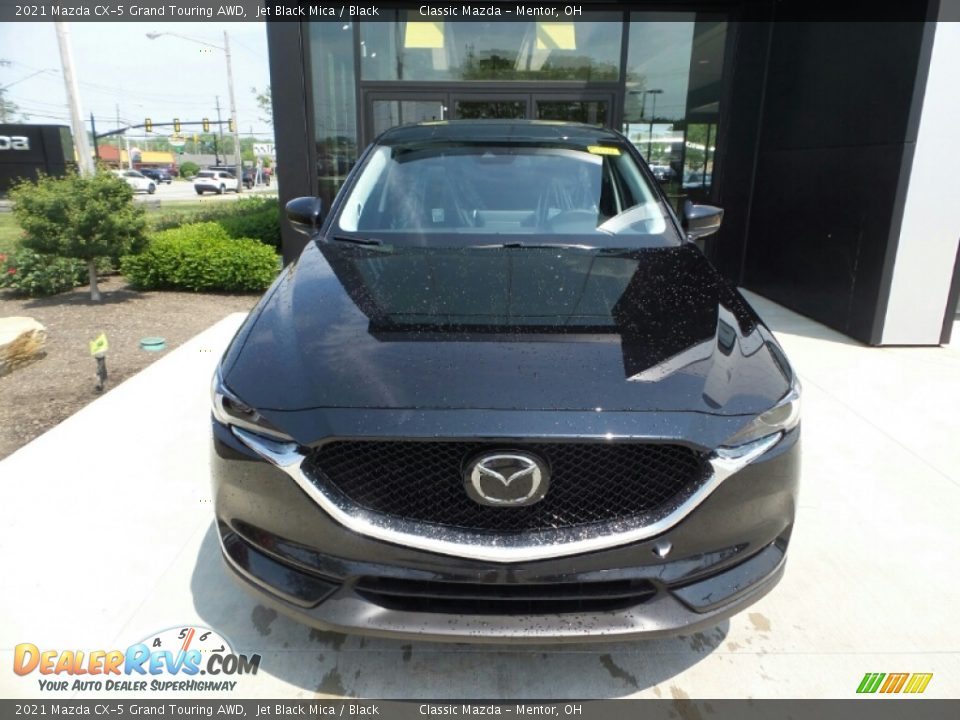 2021 Mazda CX-5 Grand Touring AWD Jet Black Mica / Black Photo #2